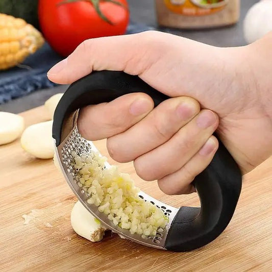 Stainless Garlic Press - The Kitchen Ease