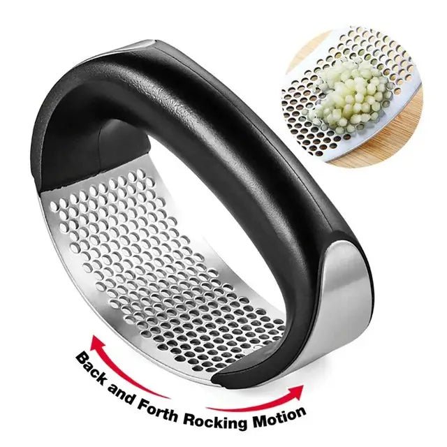 Stainless Garlic Press - The Kitchen Ease