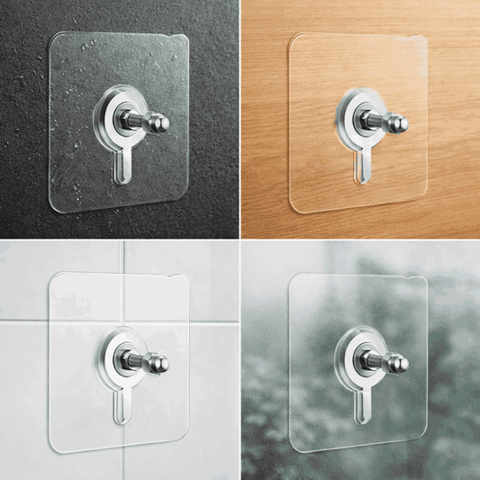 Transparent Wall Hooks - The Kitchen Ease