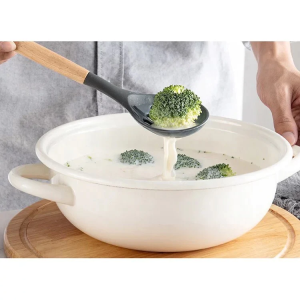 Premium 12-Piece Non-Stick Silicone Cooking Utensils Set with Wooden Handles