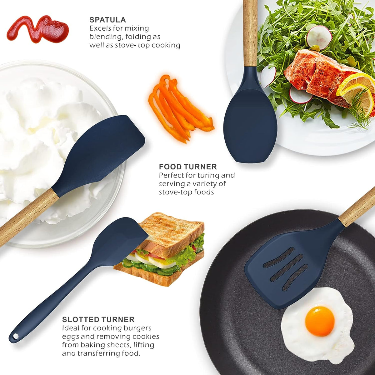 Cooking Utensils Set - The Kitchen Ease