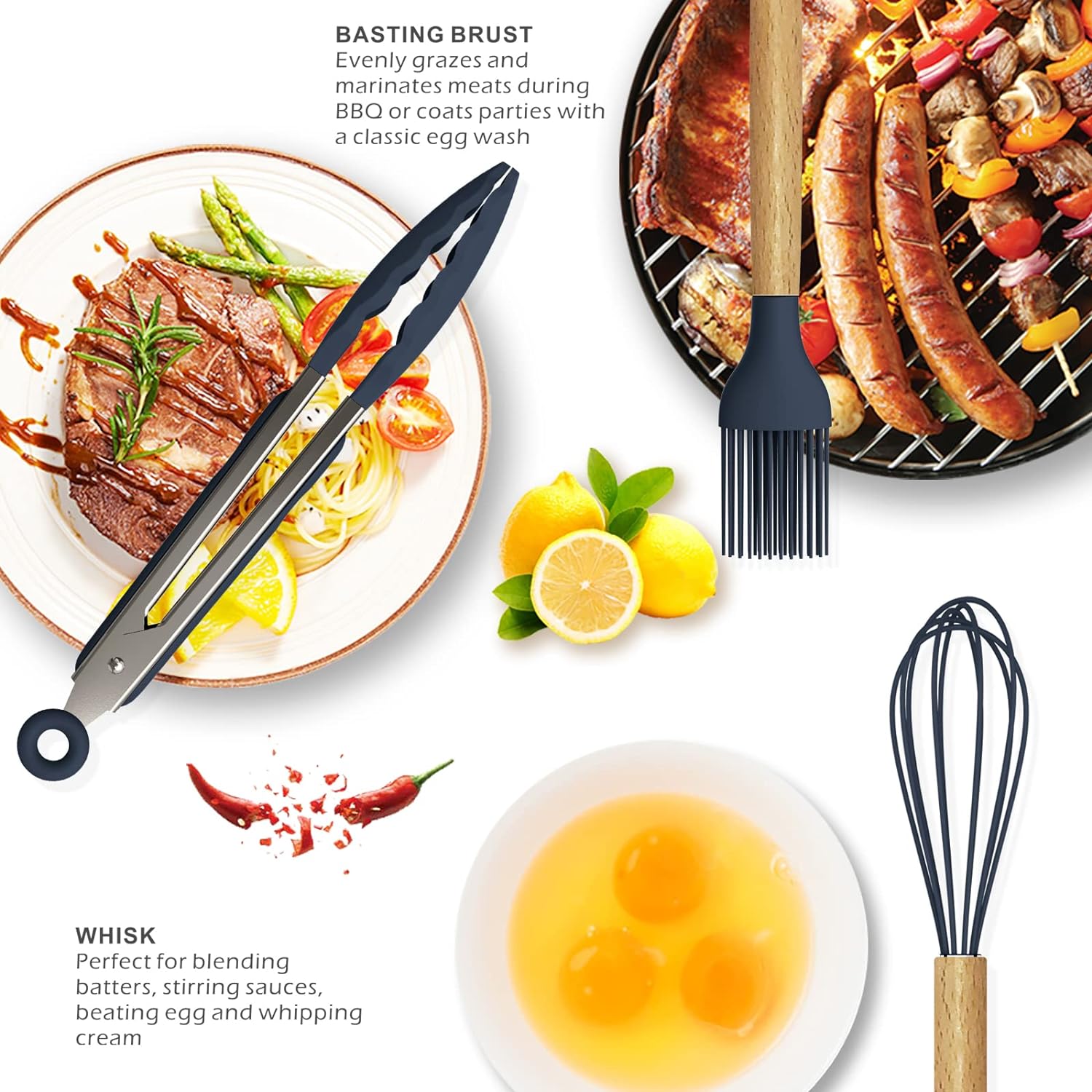 Cooking Utensils Set - The Kitchen Ease