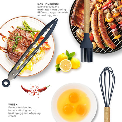 Cooking Utensils Set - The Kitchen Ease