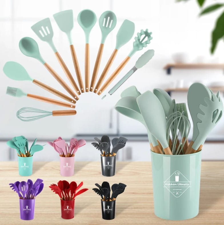 Cooking Utensils Set - The Kitchen Ease