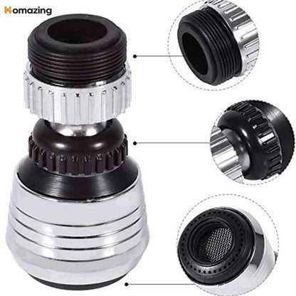 Multifunctional 360° Rotatable Water Saving Kitchen Sink Faucet Nozzle
