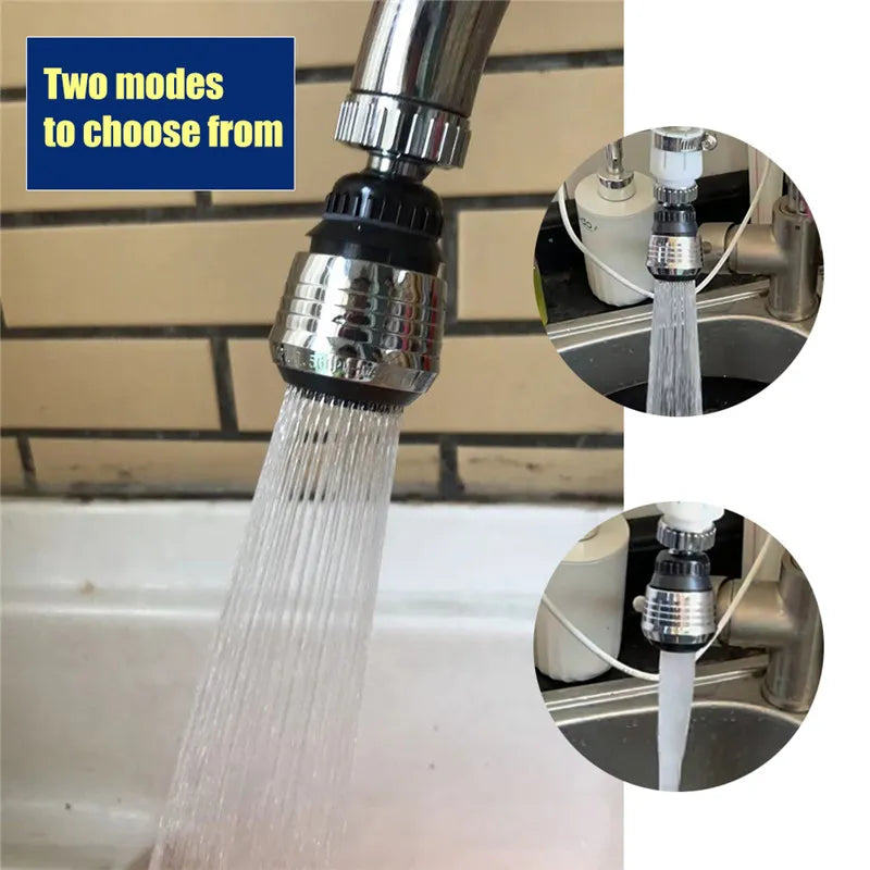 Multifunctional 360° Rotatable Water Saving Kitchen Sink Faucet Nozzle