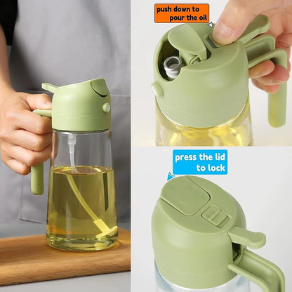 Glass Oil Spray Bottle - The Kitchen Ease