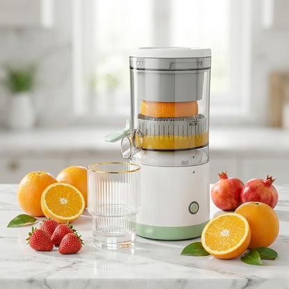 Automatic USB Rechargeable Portable Citrus Juicer & Orange Squeezer Machine