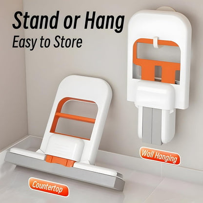Mini Portable Foldable Desktop Squeeze Mop for Kitchen & Bathroom Cleaning