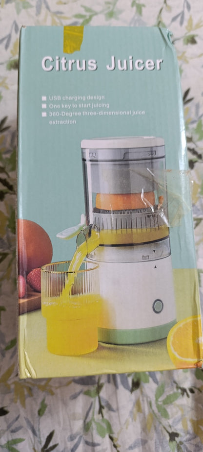 Automatic USB Rechargeable Portable Citrus Juicer & Orange Squeezer Machine