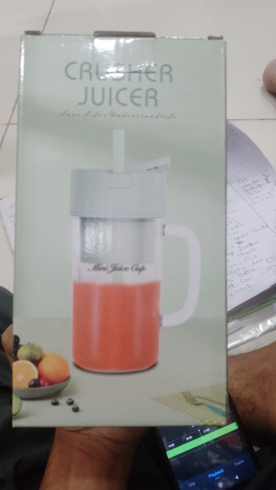 Portable USB Rechargeable Mini Electric Juicer & Smoothie Blender Bottle