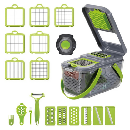 22-in-1 Multipurpose Vegetable Cutter & Slicer