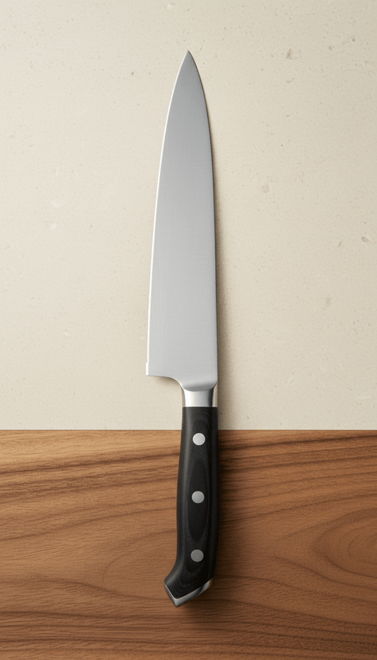 Stainless Steel Chef’s Knife 8-Inch Blade - The Kitchen Ease
