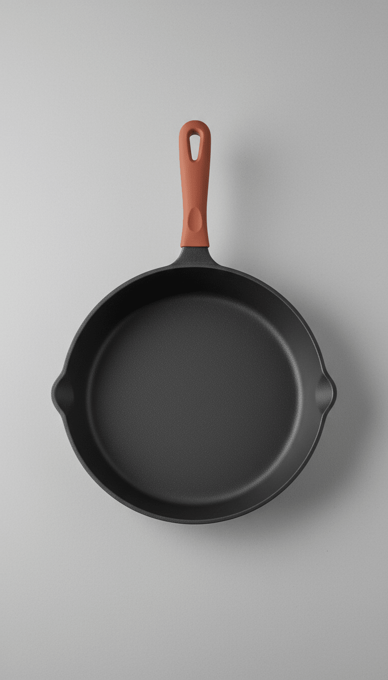 Heavy-Gauge Nonstick Skillet 12-Inch - The Kitchen Ease